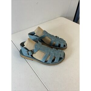 Duckfeet fisherman sandals 40 aqua blue (teal) EUC Jesus Sandals leather